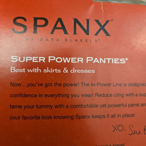 Spanx Super Power Panties In-Power Line Firm Shapewear Nude Neutral D NWT - Picture 6 of 7